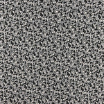 Damask Lurex Fabric Floral Black and White - Ribes y Casals