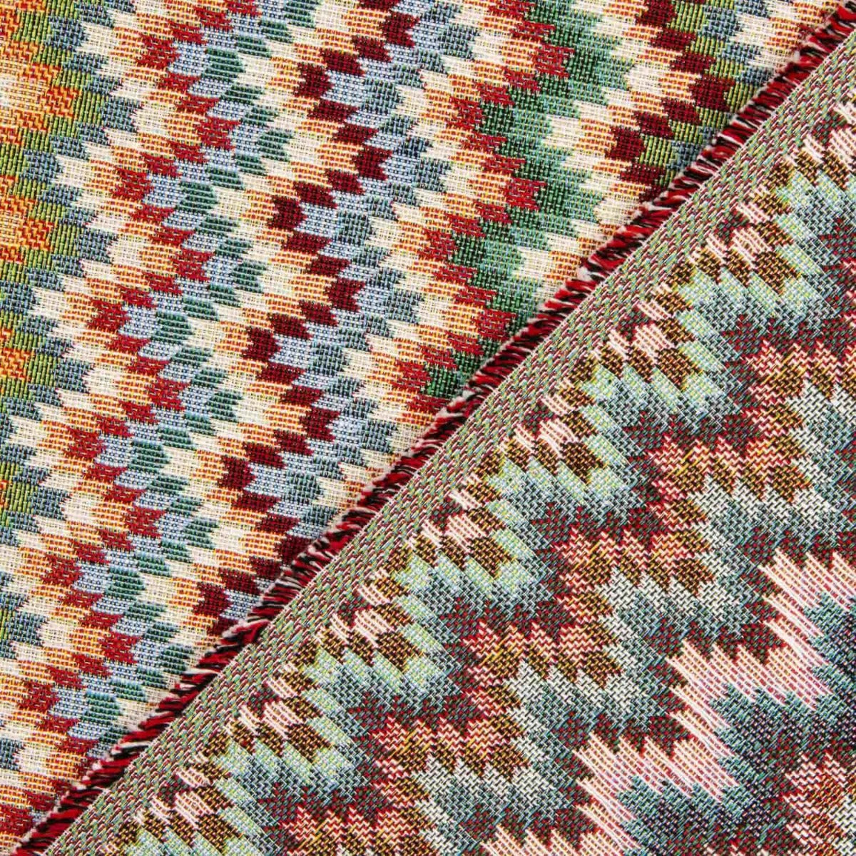 Retal Gobelino Zigzag Étnico 110x280 cm - Ribes y Casals