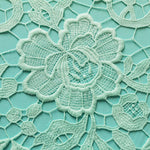 Guipure Lace Aquamarine - Ribes y Casals