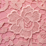 Guipure Lace Salmon - Ribes y Casals