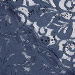 Vintage Blue Sequined Lace - Ribes y Casals