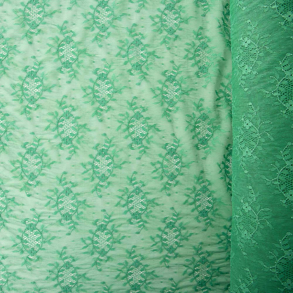 Green Lycra Fine Lace - Ribes y Casals