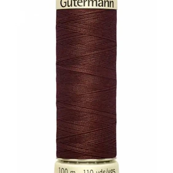 Gütermann yarn 100m colour 230 Chestnut Brown - Ribes y Casals