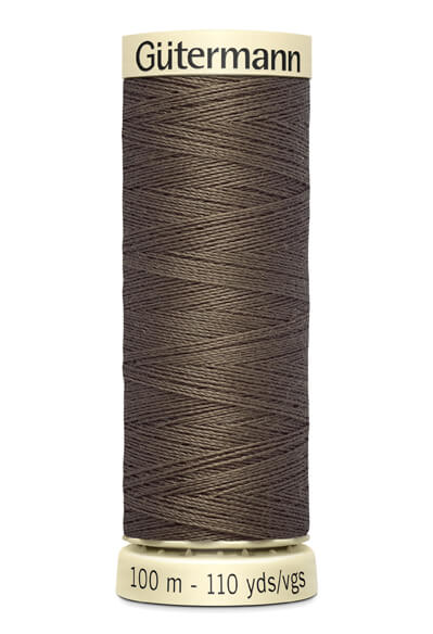 Gütermann yarn 100m colour 467 Dark Brown - Ribes y Casals