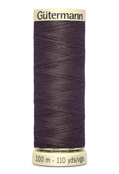 Gütermann yarn 100m colour 540 Dark Brown - Ribes y Casals