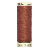 Gütermann yarn 100m colour 847 Brick Brown - Ribes y Casals