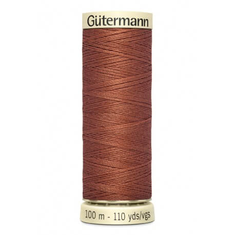 Gütermann yarn 100m colour 847 Brick Brown - Ribes y Casals