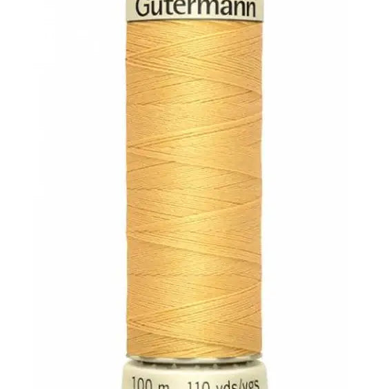 Gutermann Thread 100m Colour 415 Soft Gold - Ribes y Casals