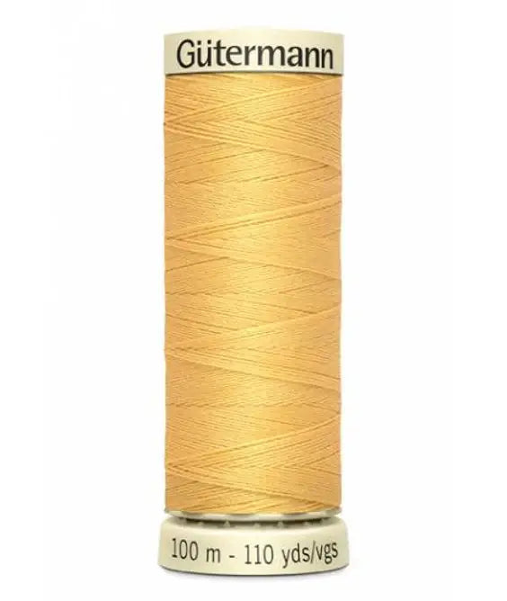 Gutermann Thread 100m Colour 415 Soft Gold - Ribes y Casals