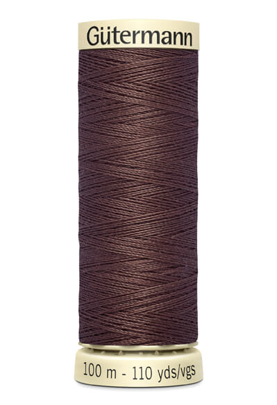 Gütermann yarn 100m colour 446 Chestnut Brown - Ribes y Casals
