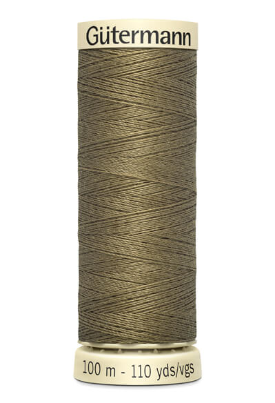 Gütermann yarn, 100m, colour 528 Khaki Green - Ribes y Casals