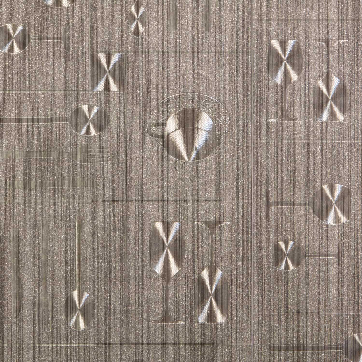 Fabric Tablecloth Rubber Metallic Gold - Ribes y Casals