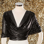 Black Metallic Mesh - Ribes y Casals