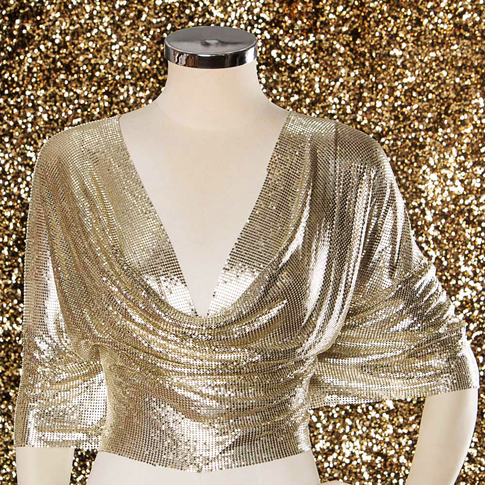 Gold Metallic Mesh - Ribes y Casals