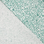 Antibacterial Cotton Fabric Green Flowers - Ribes y Casals