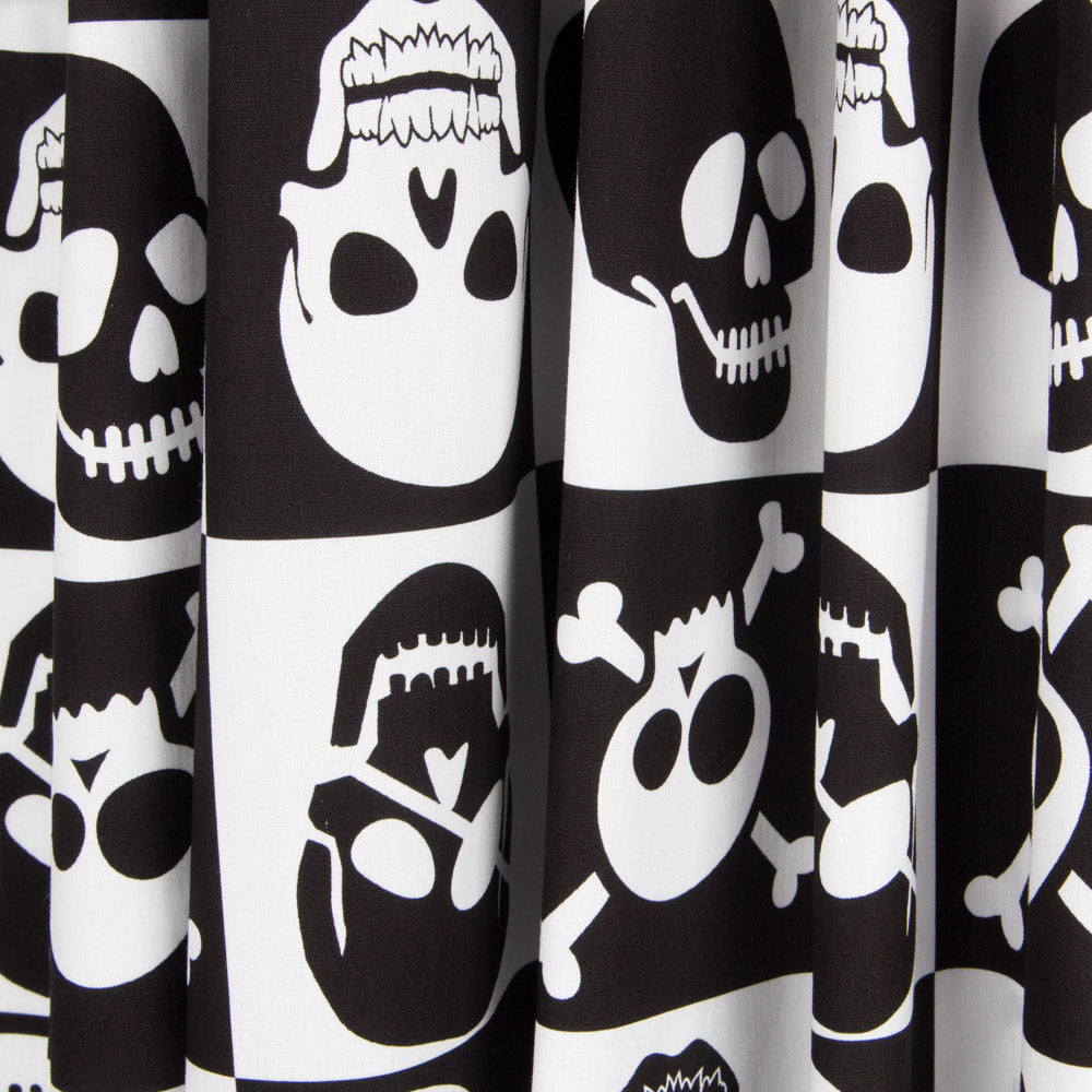 Cotton Skulls Pirates Checks - Ribes y Casals