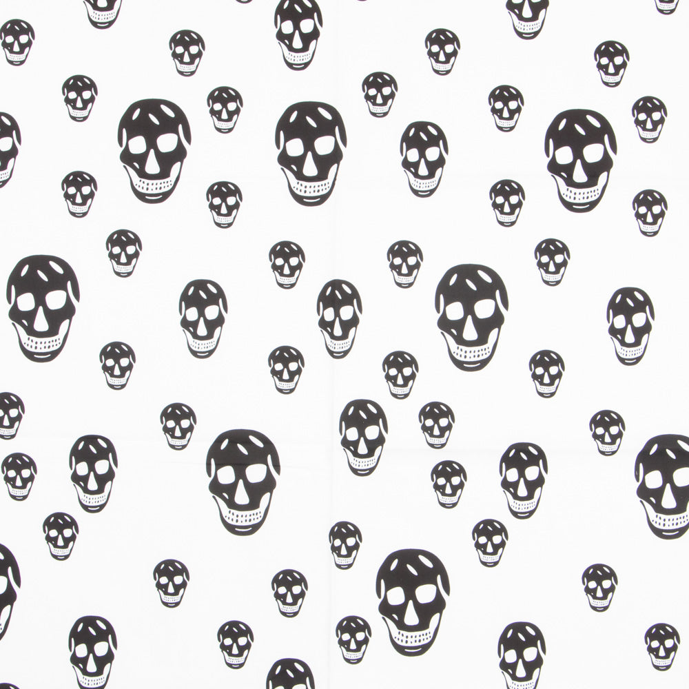 Cotton Deco Skulls White - Ribes y Casals