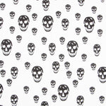 Cotton Deco Skulls White - Ribes y Casals