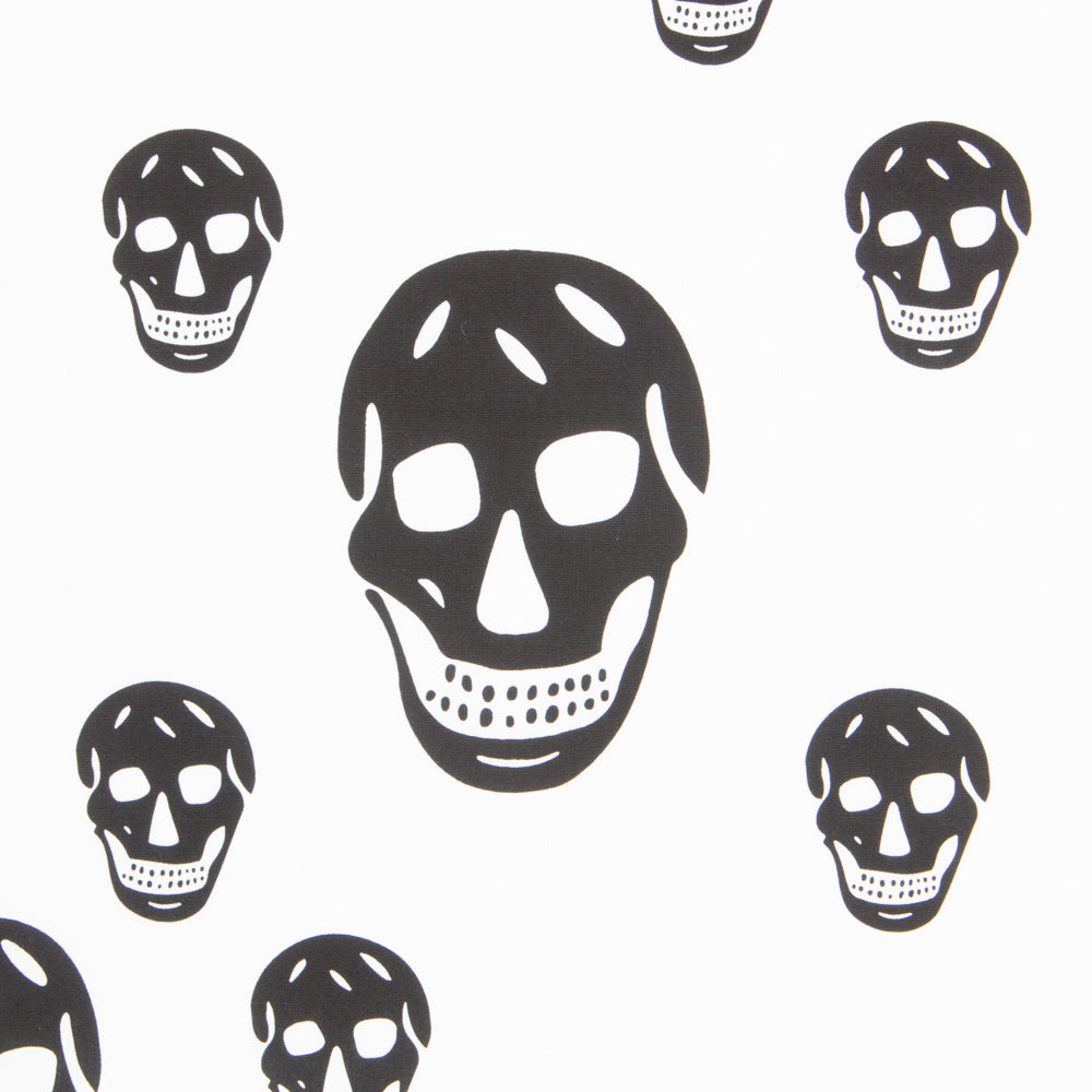 Cotton Deco Skulls White - Ribes y Casals