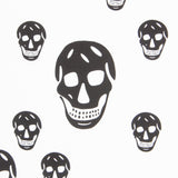 Cotton Deco Skulls White - Ribes y Casals