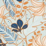 Tropical Maxi Aquamarine Cotton Fabric - Ribes y Casals