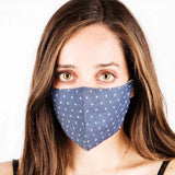 Cotton Protective Mask Oxford Denim - Ribes y Casals
