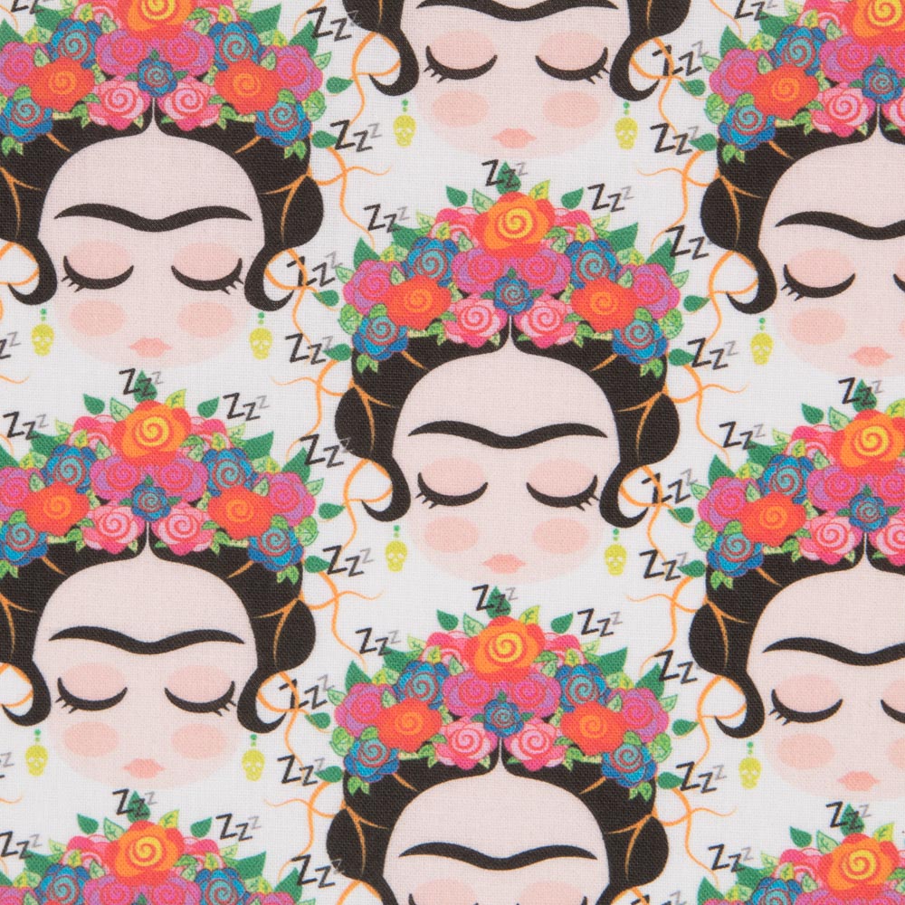 Poplin Frida Kahlo Sweet - Ribes y Casals