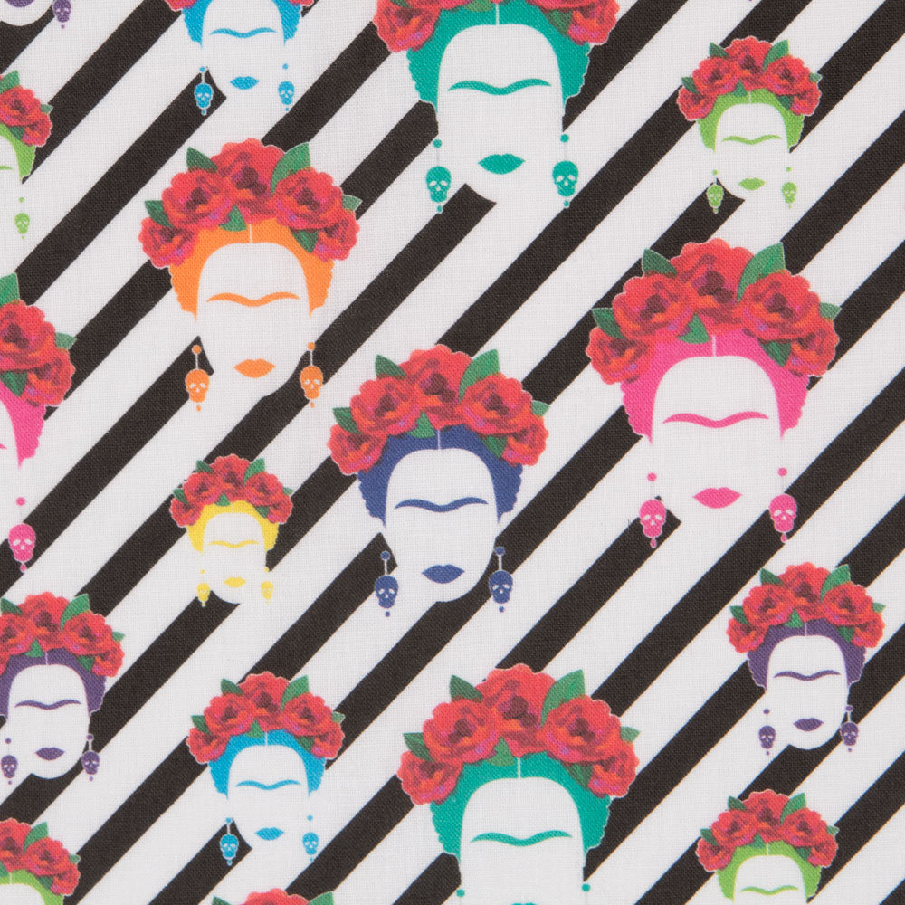 Poplin Frida Kahlo Retro - Ribes y Casals