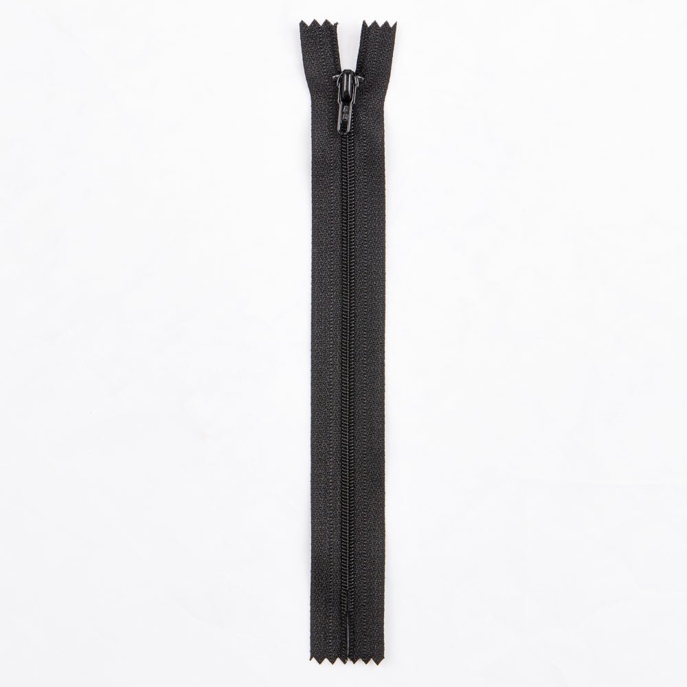 Non-separating Zipper Nylon Black - Ribes y Casals