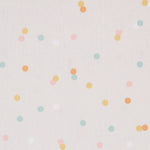 Poka Dots Beige Background Fabric Cotton - Ribes y Casals