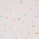 Poka Dots Beige Background Fabric Cotton - Ribes y Casals