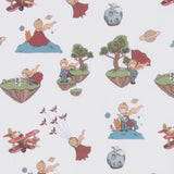 Petit Prince White Cotton Fabric - Ribes y Casals