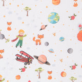 Petit Prince White Cotton Fabric - Ribes y Casals