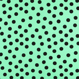 Crepe Brown Dots 35mm Green - Ribes y Casals