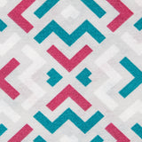 Gray Zigzag Print Canvas - Ribes y Casals