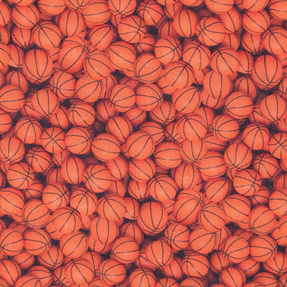 Cotton Fabric Basketballs - Ribes y Casals