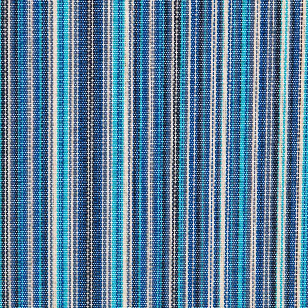 Retal Lona Exterior Teflón Raya Azul Pequeña 55x320 cm - Ribes y Casals