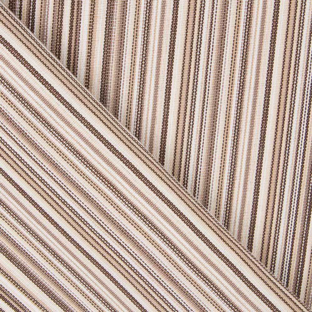 Teflon Outdoor Cloth Small Brown Stripe - Ribes y Casals