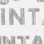 Vintage Print Canvas Gray Letters - Ribes y Casals