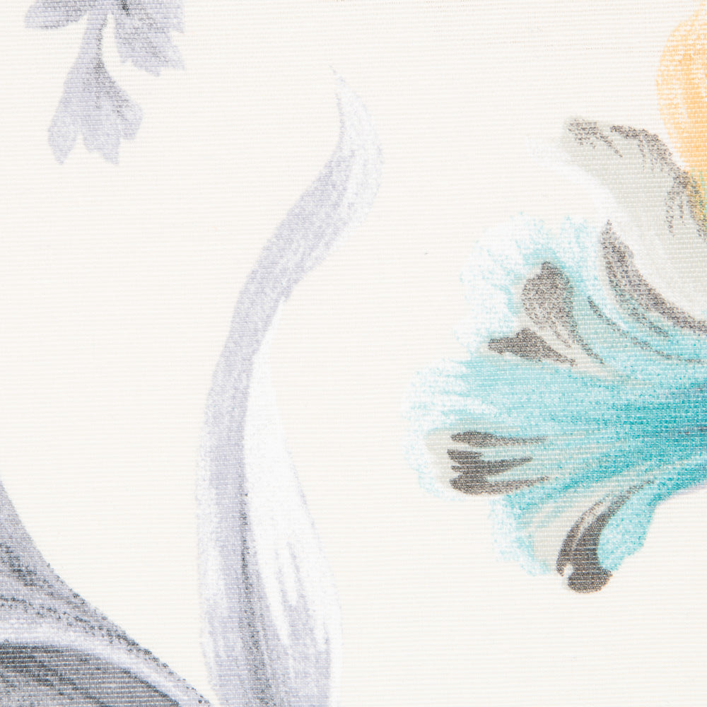 Ecru Japan Flower Print Canvas - Ribes y Casals