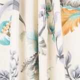 Ecru Japan Flower Print Canvas - Ribes y Casals