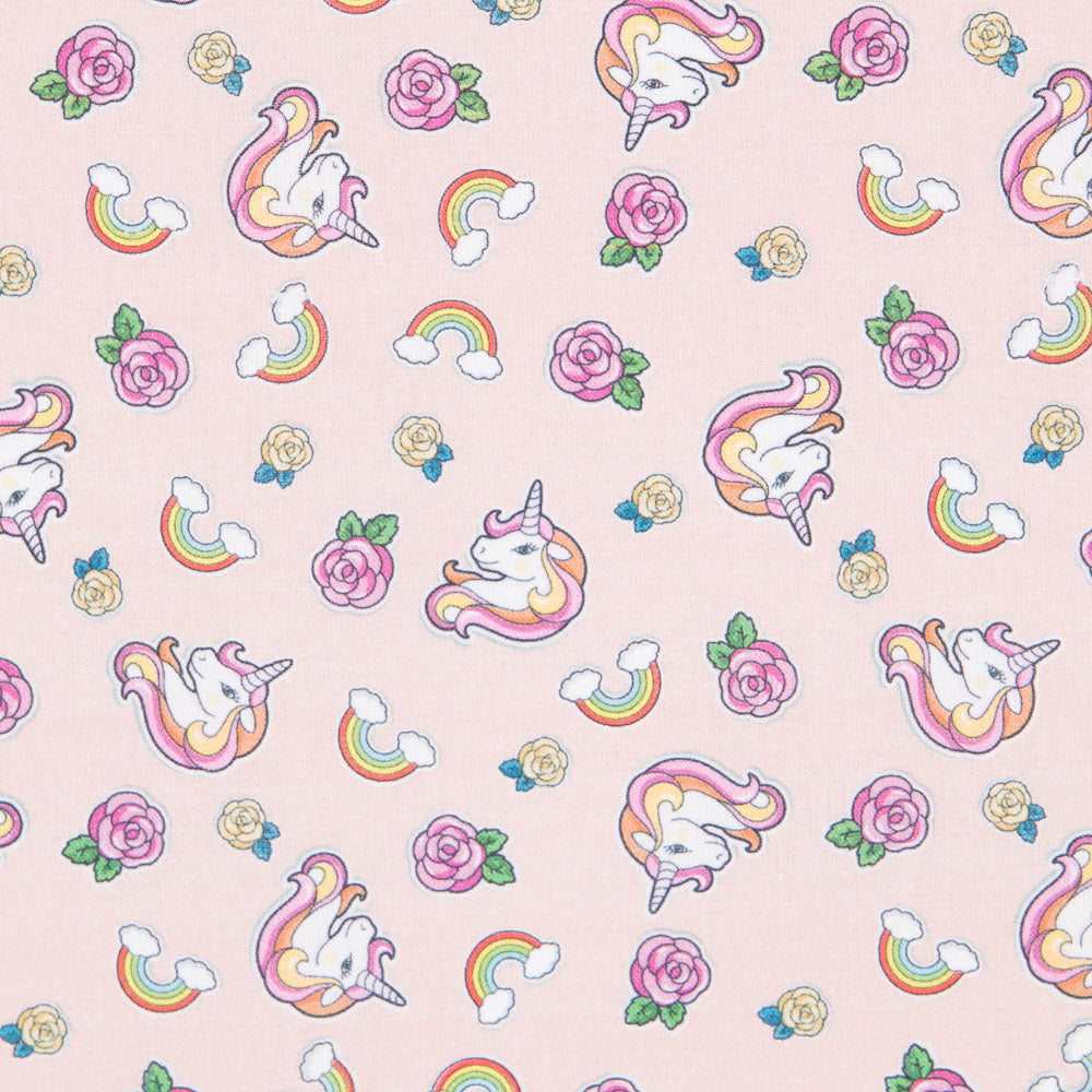 Poplin Mini Unicorn Light Pink - Ribes y Casals