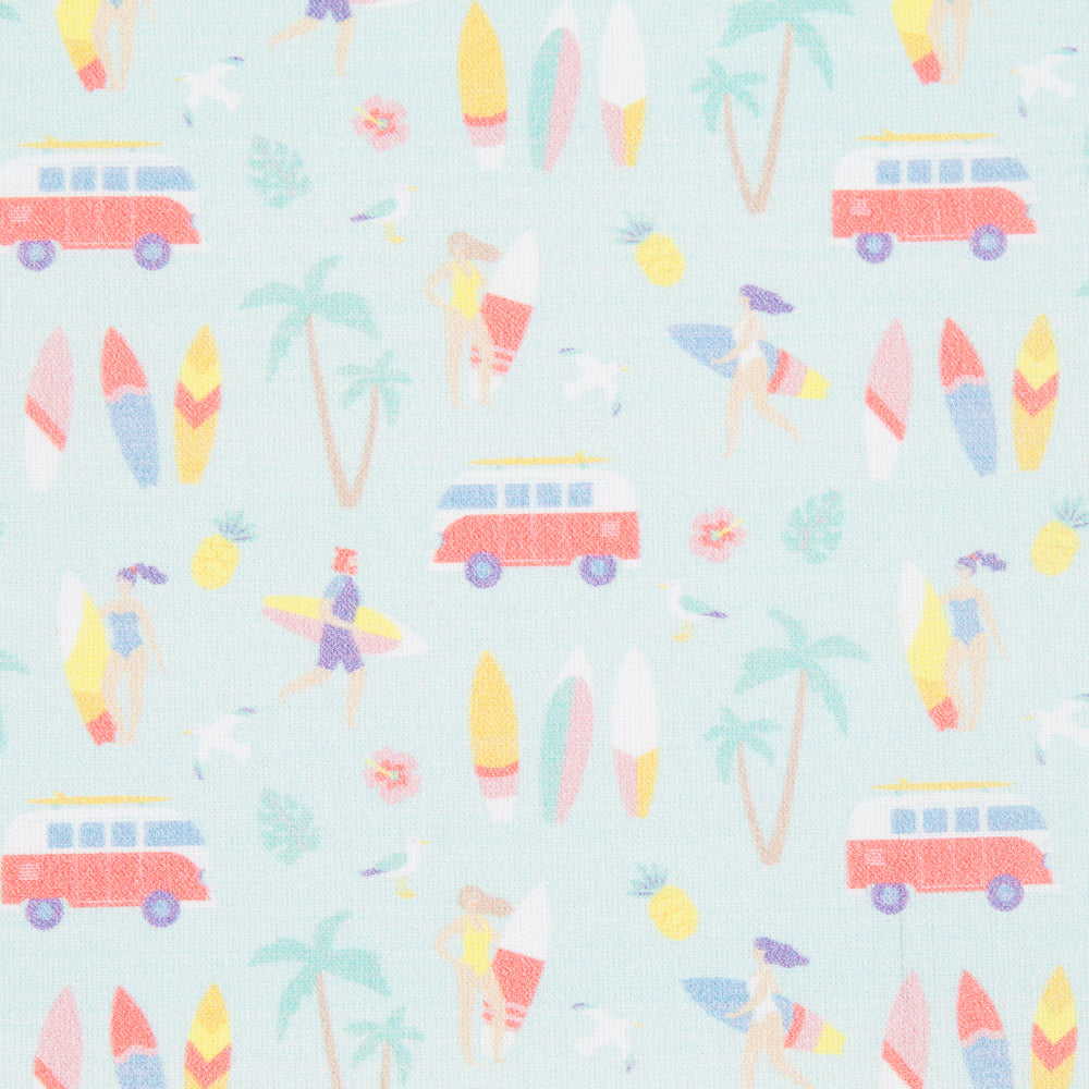 California Surf Cotton Fabric - Ribes y Casals