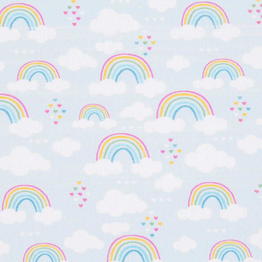 Cotton Fabric Rainbow Gray - Ribes y Casals