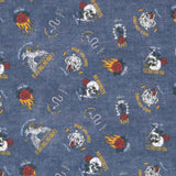 Cotton Rugby Denim Fabric - Ribes y Casals
