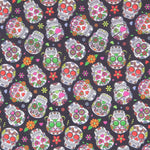 Multicolor Catrinas Poplin Fabric - Ribes y Casals