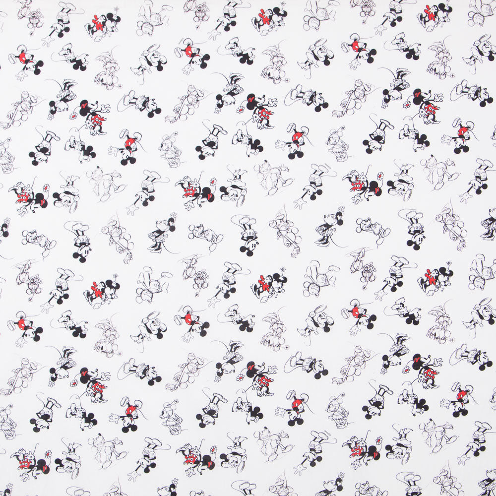 Cotton Mickey Black White - Ribes y Casals