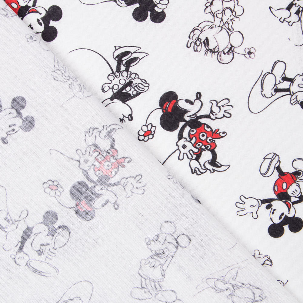 Cotton Mickey Black White - Ribes y Casals