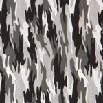 Camouflage Grey Cotton Fabric - Ribes y Casals