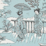 Geisha Anti-Stain Blue Tablecloth - Ribes y Casals